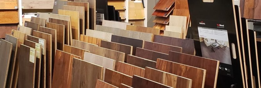 Wood flooring samples